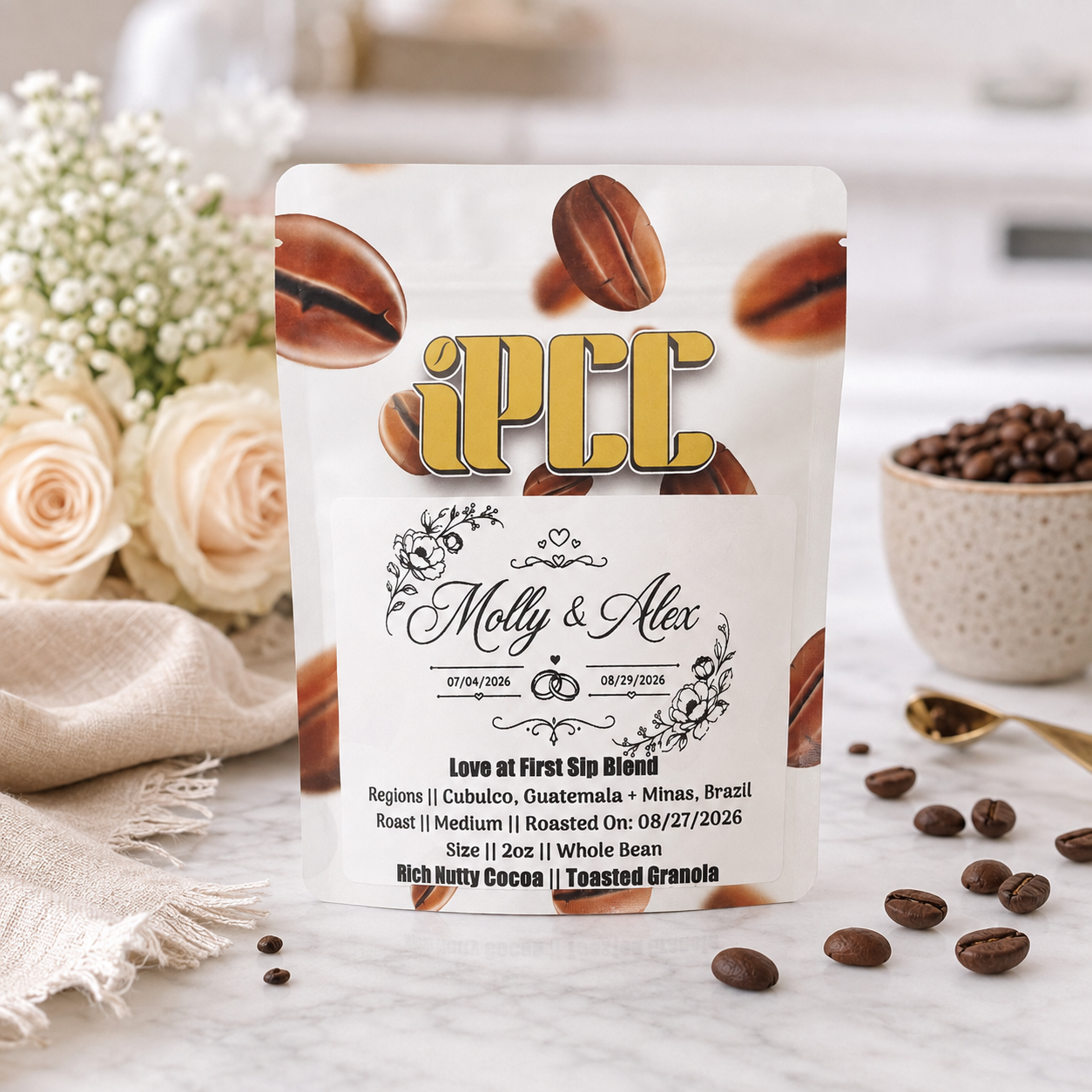 Personal Coffee Wedding Favors