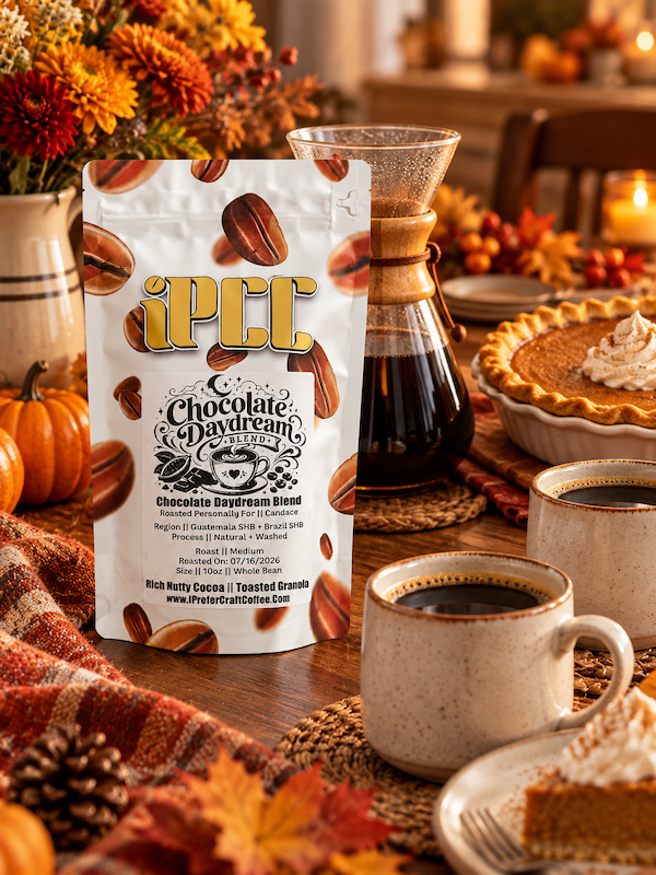 Chocolate Daydream Blend and decaf coffee for Thanksgiving guests