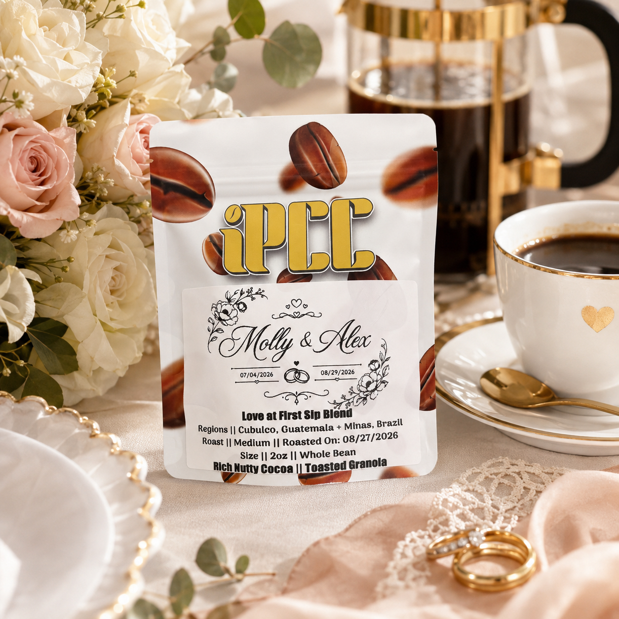 Personal Coffee Wedding Favors