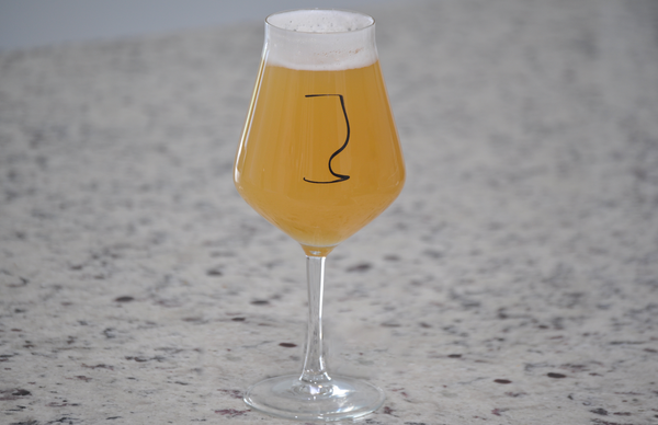 Drink Local Tulip Glass, Nucleated IPA Glassware, V2