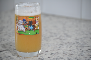 Pitbulls Playing Pool | Best Pitbull Beer Glassware | 17oz Beer Glass