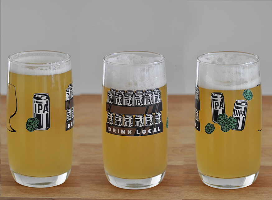 Best IPA Beer Glass and Best IPA Lover Beer Glass