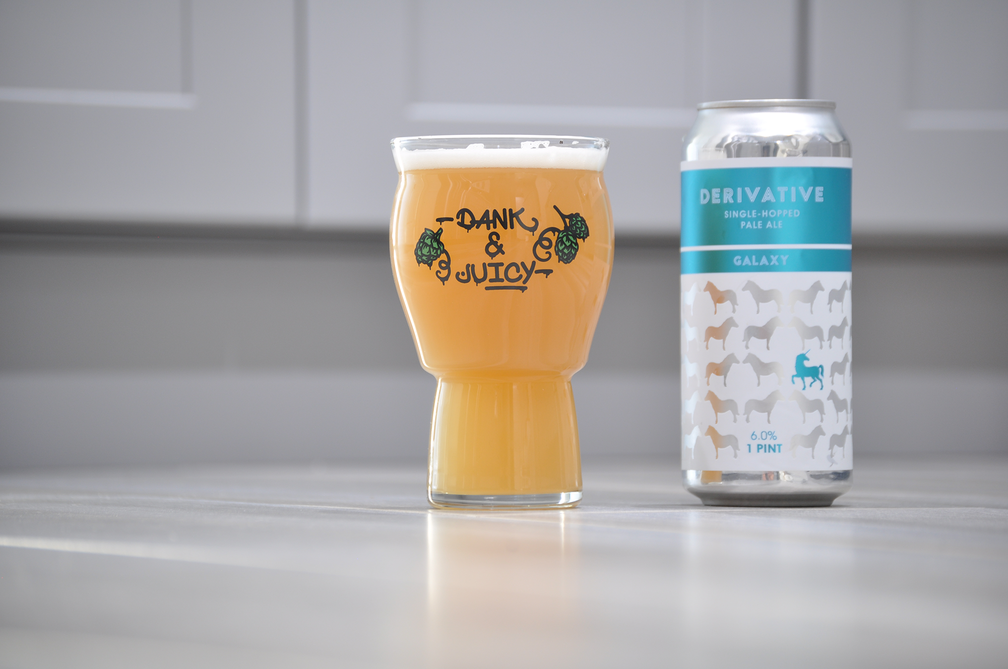 Dank & Juicy Craft Beer Pint Glass - Best Glass for IPA & Gose Glass - I  Prefer Craft Coffee