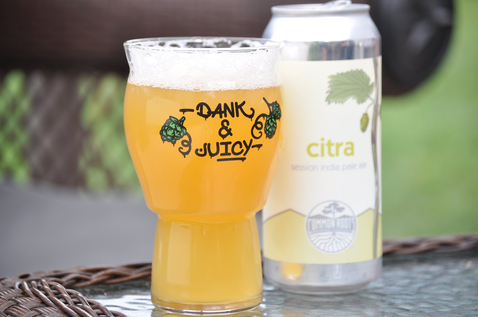 Dank & Juicy Craft Beer Pint Glass - Best Glass for IPA & Gose Glass - I  Prefer Craft Coffee